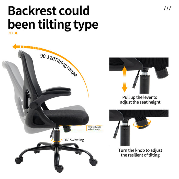 Inbox Zero Kamoura Ergonomic Mesh Task Chair & Reviews Wayfair